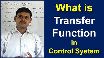 What is Transfer Function of a Control System -