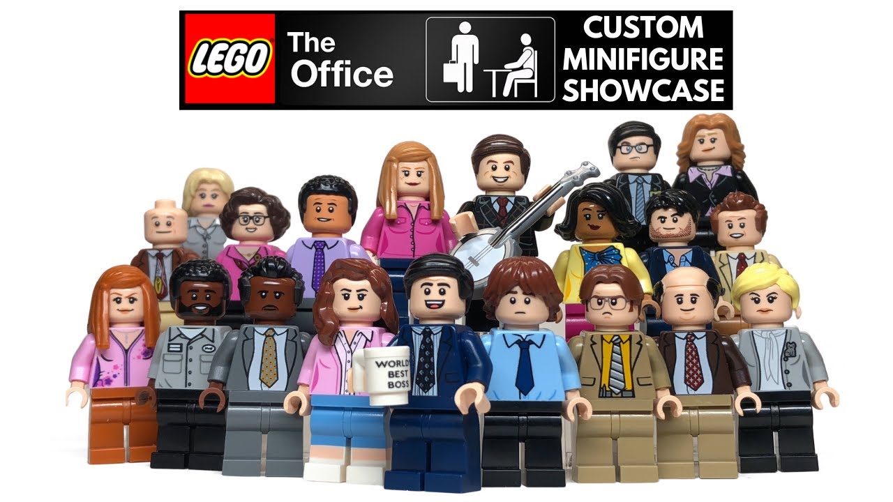 LEGO THE OFFICE Custom Minifigure Showcase - YouTube