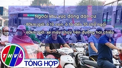 Tốc độ quy định của ô tô