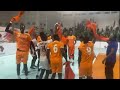 Gisagara celebrate historic win against KeLibia.They are in the semi finals