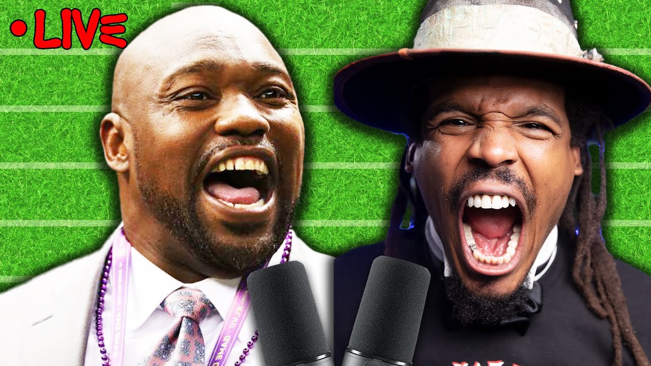 4th&1 LIVE with Cam Newton & Warren Sapp Squash the BEEF | SUPER BOWL DAY 2