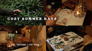 ⛈️Cozy Summer Days 🧺🌿| Kitchen Organization | Summer Cottagecore Hobbies