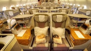 LUXURY IN THE SKY | EMIRATES A380 ZRH-DXB | BUSINESS CLASS