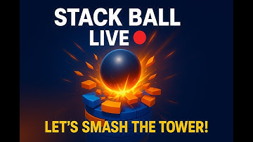 🔥 Stack Ball Live Gameplay | Full Speed Breaking Balls
