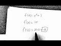 How to find equation of tangent line