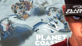 Planet Coaster SECURITY! First try on an Rollercoaster Building | Gameplay part Let's Play