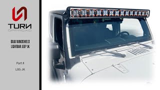 Baja Windshield Light Mount for Jeep Wrangler JK Installation