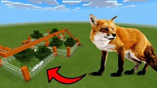 MCPE: How To Make a Fox Roller Coaster