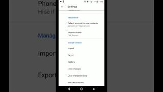 How to save your contacts as (.vcf) in moto g6 play and g6 plus screenshot 2