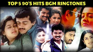 Top 5 90's Hits Tamil Songs || Ringtones || Download Now