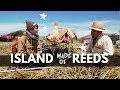 How the Indigenous Uros build their ISLAND MADE OF REEDS - Lake Titicaca
