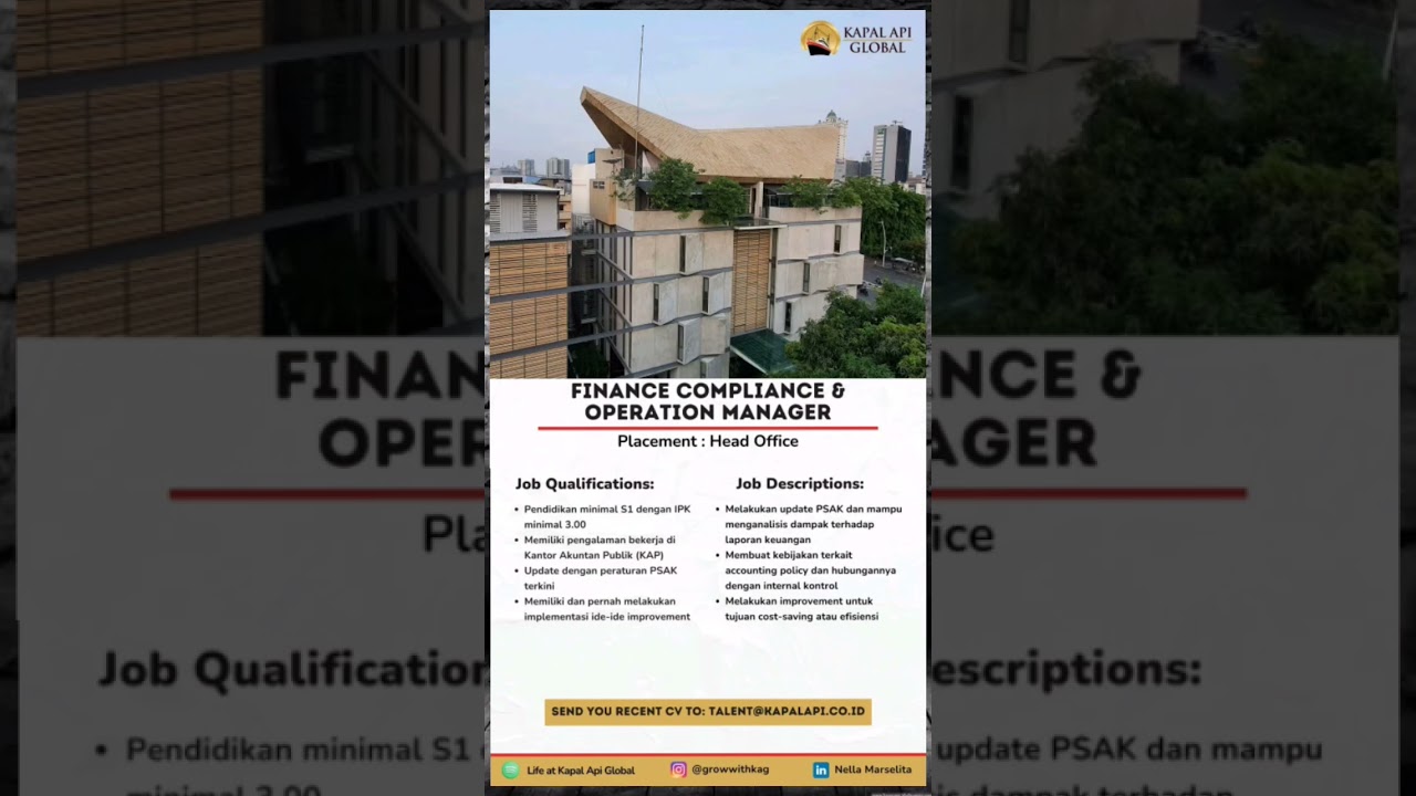 LOWONGAN KERJA TERBARU 19 NOVEMBER 2022 