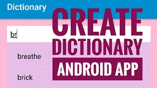How to create Dictionary App in Sketchware screenshot 5
