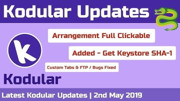 Latest Kodular Updates | 2nd May 2019 | Kodular Updates 2019 | TechGuru Vinod
