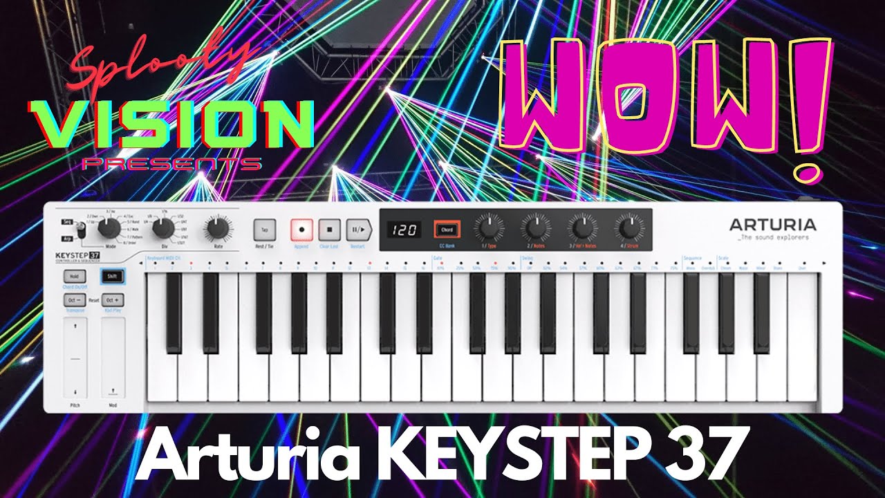 Arturia KEYSTEP 37 Controller - REVIEW & DEMO after my first 24 hours with  it! - YouTube