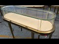 Minimalist Curved Jewelry Display Table | Modern Retail Fixtures Factory