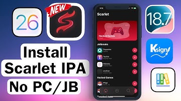 {NEW Scarlet IPA} Install No Computer/JB | on iOS 26/18.7.1 - iOS 15 | For iPhone/iPad