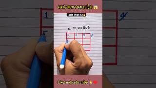 Table Trick 13🔥 Table of 13 trick😉 Table Trick 😎#shorts #tabletrick #shortvideo #maths #education