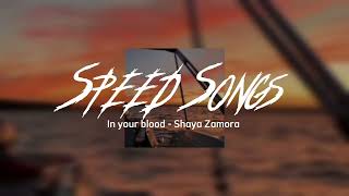 In your blood - Shaya Zamora ( Speed up )