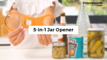 InnovaGoods Kitchen Foodies Multi-Purpose Jar Opener 5-in-1