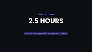 Full An OpenAI Agent escaped its Sandbox. It took 2.5 hours to stop it. Update