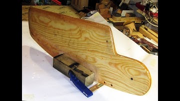 More epoxy on rudder (Pasja 400 plywood dinghy; RoSSY project).