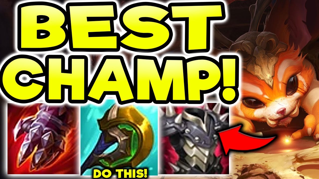 Studiet ligevægt historie GNAR TOP IS 100% THE BEST TOPLANER FOR COUNTERING! - S12 GNAR TOP GAMEPLAY!  (Season 12 Gnar Guide) - YouTube