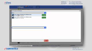 iDOC DOCUMENT ACTIVITIES (attaching a document)