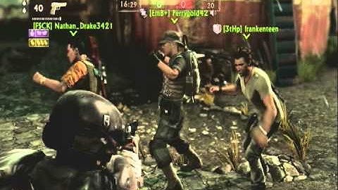 Four idiots vs. A Tank(Uncharted 2)