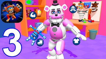 Poppy World Playtime Grounds - Gameplay Walkthrough Part 3 Levels 16-23 Pink Freddy (Android,iOS)