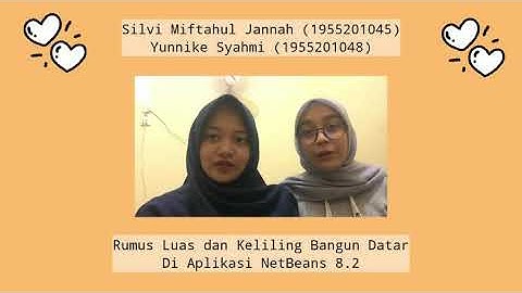 Menghitung Luas dan Keliling Bangun Datar Dengan Menggunakan Aplikasi (Netbeans 8.2)