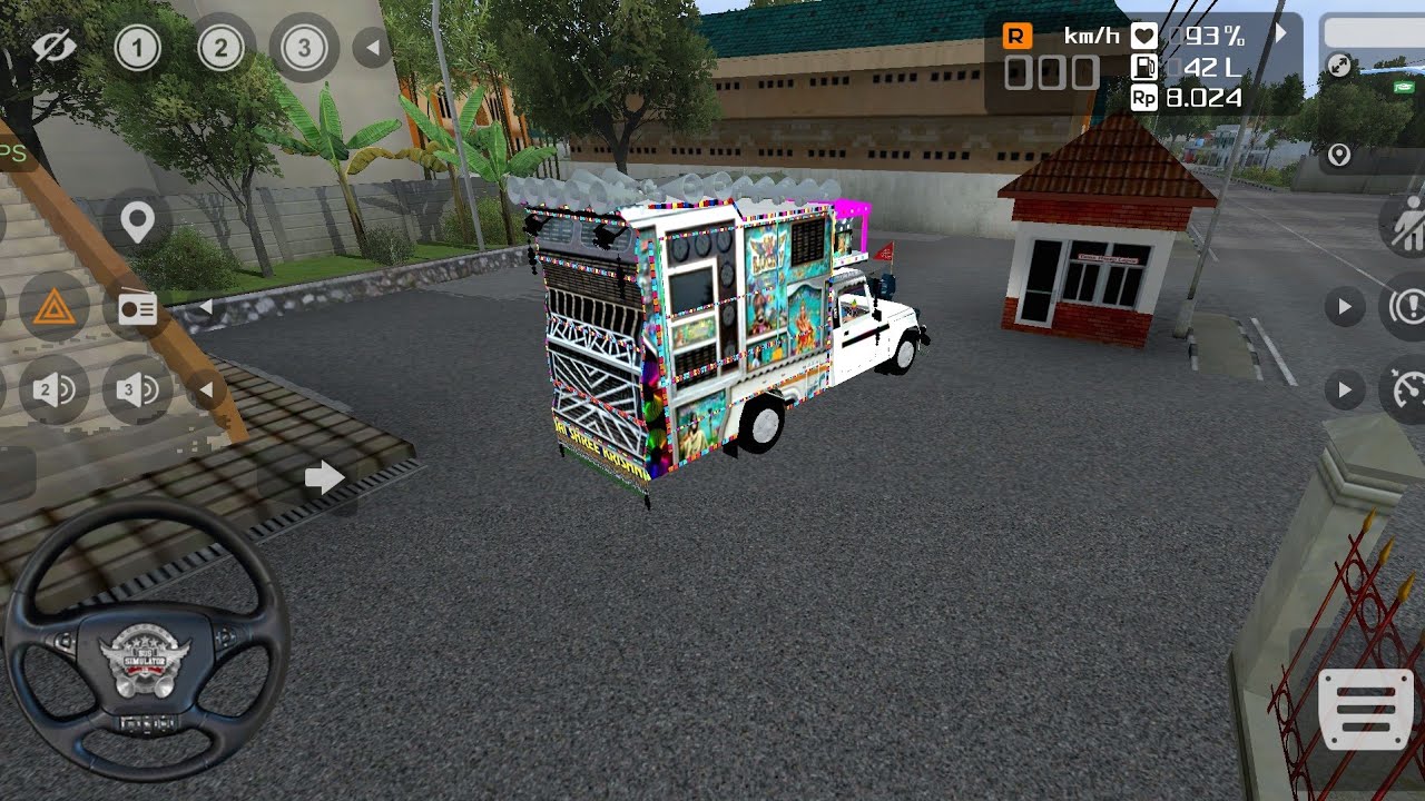 डबल_कलर_बुरसेट🤟dj remix song#bussimulatorindonesia pickup dj game 🥰 luxury back jal dj  game