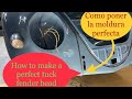 How to do a perfect front fender bead tuck, Perfeccionar la moldura del guarda lodo delantero!