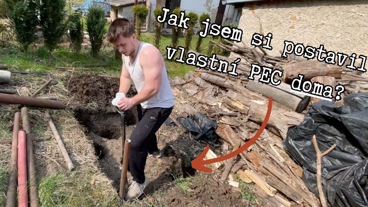 Stavba vlastní kovárny doma: Druhá část - základy kovárny 🔥
