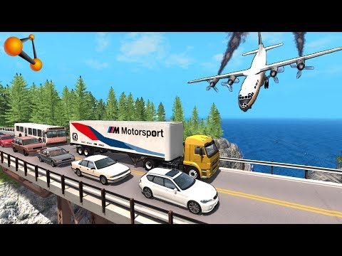 ЭТО НЕ ПУНКТ НАЗНАЧЕНИЯ! ЭТО МАСШТАБНАЯ КАТАСТРОФА НА МОСТУ | BeamNG.drive