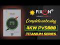 FIXON 4KW PV5000 Titanium Series | Best Solar Inverter | Buraq Energy Solutions