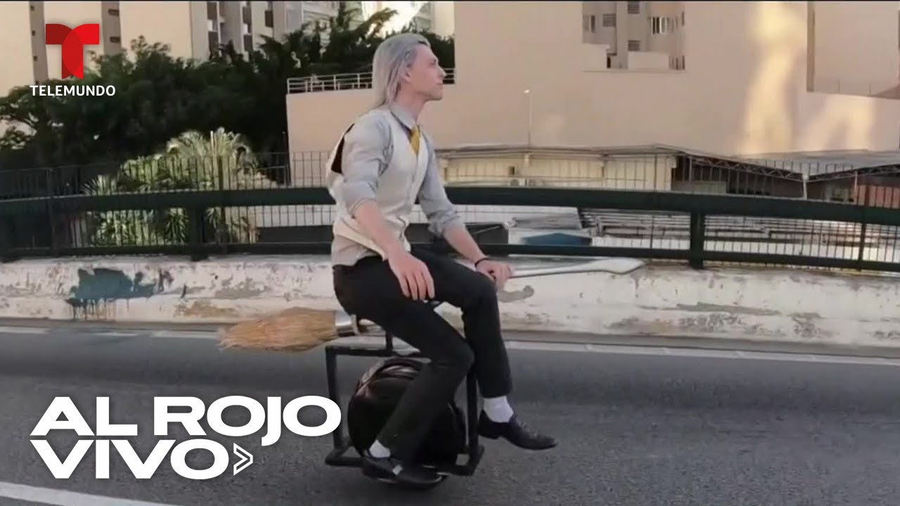 Inventores se inspiran en Harry Potter y crean una escoba voladora | Al Rojo Vivo | Telemundo