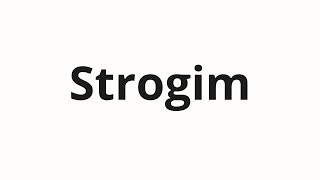 How To Pronounce Strogim Строгим Strict In Russian