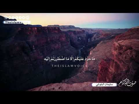 القارئ الإماراتي سليمان البلوشي صلاة القيام رمضان ١٤٣٩