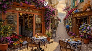 Autumn Bossa Nova ☕ Cozy Mediterranean Café Street Ambience for Study screenshot 2