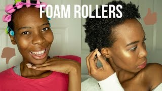 Foam Rollers // Natural Hair Routine