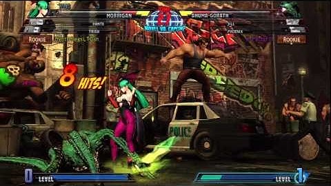 Marvel vs Capcom 3 Jill Valentine and Shuma Gorath  ranked match online