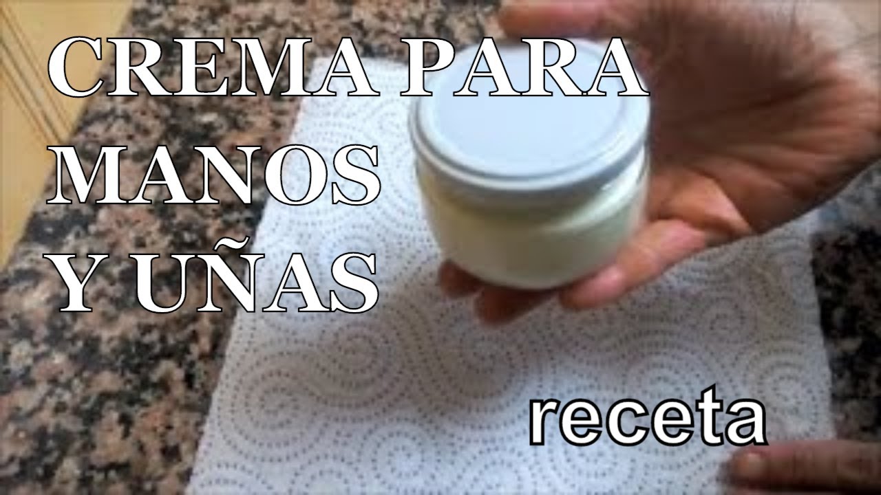 Cómo hacer una CREMA DE MANOS CASERA y NATURAL - YouTube