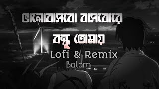 Bhalobashbo bashbo re ||(ভালোবাসবো বাসবো রে ) Slowed Reverb||Habib Wahid||Hridoyer Kotha|| #sorry