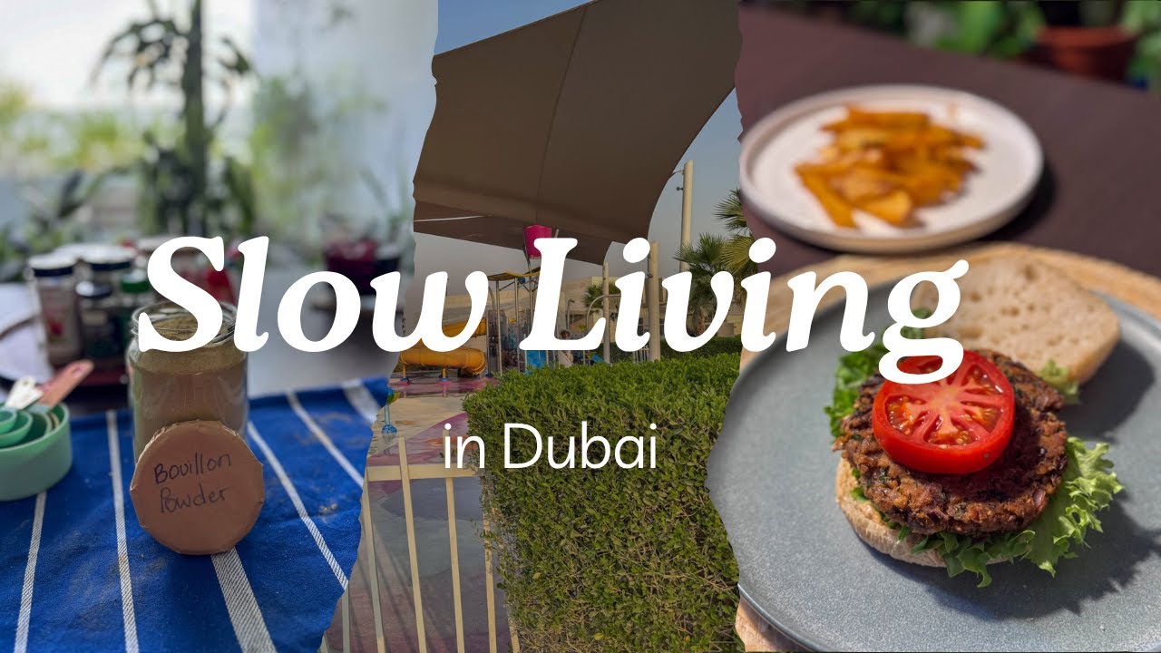 Silent Vlog | Making Homemade Bouillon Powder & Chili Paste | Calm Dubai Vlog