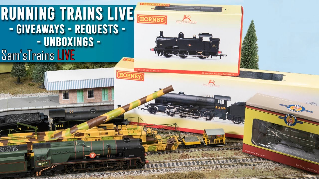Sam'sTrains Live | S10E1 | Running Model Trains Live - YouTube
