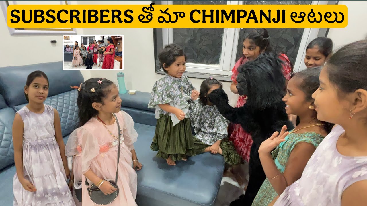 Subscribers ని బయపెట్టిన మా CHIMPANJI 😭😭😭