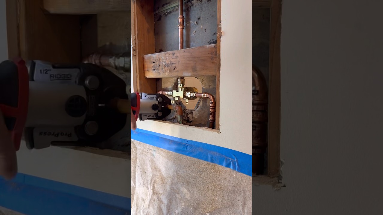 swapping a shower valve 