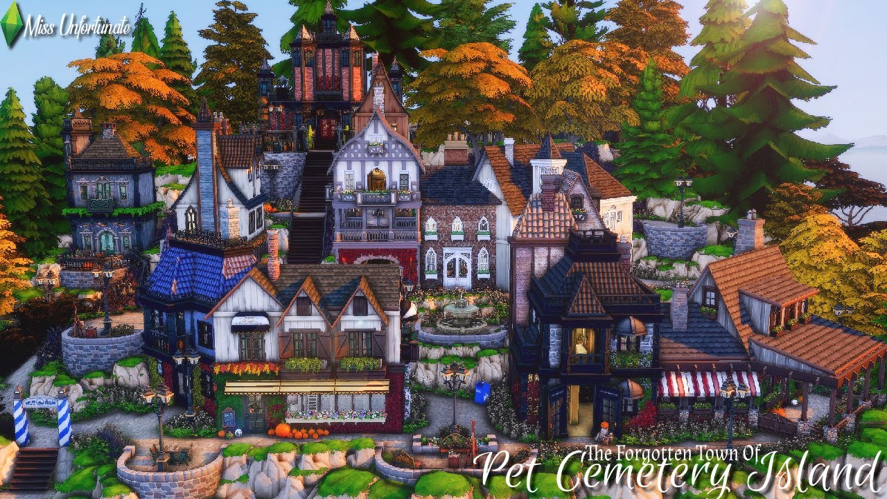 The Town of Pet Cemetery Island How I built an entire town
