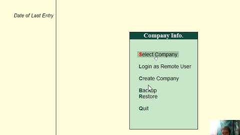 How to Set Tally Vault Password & How to Delete Company in Tally ERP 9